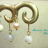 天然石のプチピアス