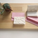 メッセージカード ハート ピンク