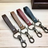 革好きさんへ贈る・ショートストラップ/ナチュラルな牛革/全4色/オイル・ヌメ革【郵便送料無料サービス】