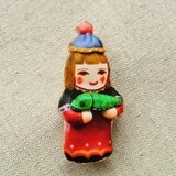 虫愛づるひとブローチの画像