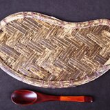 トレイ中（コースター）（虎竹）