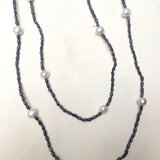 淡水パール ロングネックレス