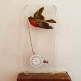 iPhone5ケース　時をかける鳥