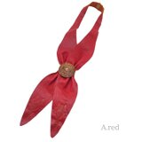 [SALE]Fita Neck Accessories フィタ レザーネックレス A.redの画像