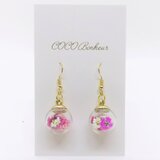 ガラスドームピアス No.01