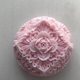 ソープカービング　オリエンタルデザイン　ピンクカラー箱入