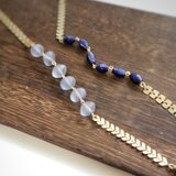 2019春のトレンドカラーにあわせたいフランスヴィンテージロングネックレス