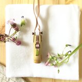 【素竹アクセサリー】StTICK    Bamboo × combi Belt　ピンク×グリーン