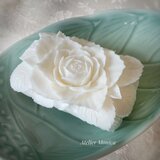 新作♡純白のバラ  ソープカービング