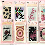 ☆ DIYの手作り工芸品の貼り紙　ジュエリーステッカーデコシール / 8枚セット