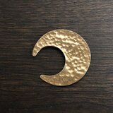 【受注生産】真鍮の三日月ブローチの画像