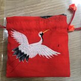 巾着 赤色 七五三着物