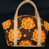 帆布☆イエローフラワーのタウンバック