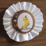 りぼんブローチ