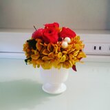 プリザーブドフラワーアレンジ(レッド)
