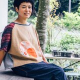 ＜一点物＞コラージュチュニック