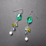 エメラルドグリーンの海　ピアス/イヤリングの画像