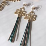 水引のタッセルピアス