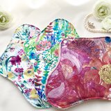 リバティ　布ナプキン　3枚セット　温活、冷えとりに  ボタニカルセット