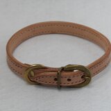 栃木レザー 首輪（小型犬、中型犬） (9色)