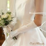 サテンロンググローブ【ジェシカ】40cm＜メール便可＞