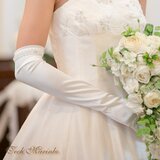 サテンロンググローブ【ロレッタ】50cm＜メール便可＞