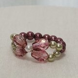 チェコビーズの指輪（大人用）