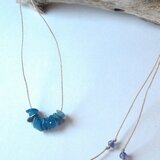 ヘンプネックレス  カイヤナイト