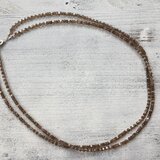 アンダルサイトの２連ネックレス