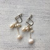 淡水パールのつぶつぶイヤリング
