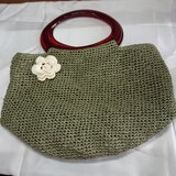 和紙糸の夏バッグ