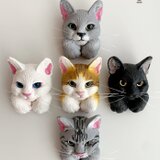 持てちゃうマグネット【Magnecco マグネッコ】【シロネコ】ポストカード付き　送料無料