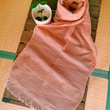 草木染(冬青そよご)オーガニックコットンストール