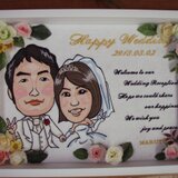 似顔絵ウェルカムボード