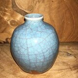 氷裂貫入青瓷   一輪挿し