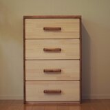 薄型4段ドロワーシェルフ(キャビネット) 受注生産