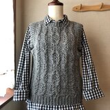 ミックスグレーのベスト