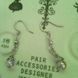 パープルオーラのピアス