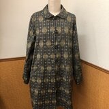 正絹紬のコート　