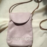 牛革スマホポシェット　チェリーブロッサム