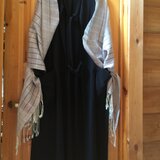 草木染＆手織りの大判ストール❤︎タッサーシルク・赤城の座繰り糸