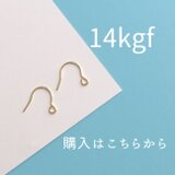 【金属アレルギーが心配な方へ】【14kgfピアスフック　購入ページ】