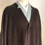 ＊＊＊イタリア製アンゴラウール ケープマント マロン＊＊＊