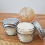 メモリーオイル入りソイ&みつろうのブレンドキャンドル