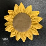 ひまわりのブローチ②