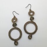 ピアス001(灰茶)