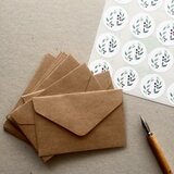 選べるシールと封筒20枚セットの画像