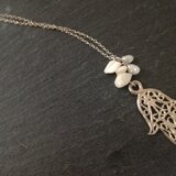 ファティマハンドシルバーネックレス