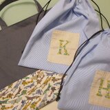 P様オーダー品＊レッスンバッグ＆巾着2枚セット