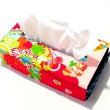 《送料無料》折りたたみ式　ティッシュケース